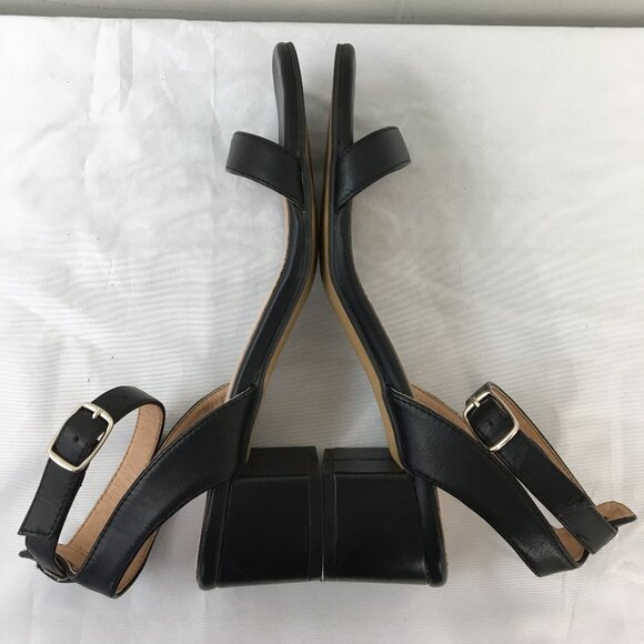 J.Jill Ariana Black Heel Open-Toe Sandal Size 9.5 EXCELLENT Condition - Picture 4 of 8